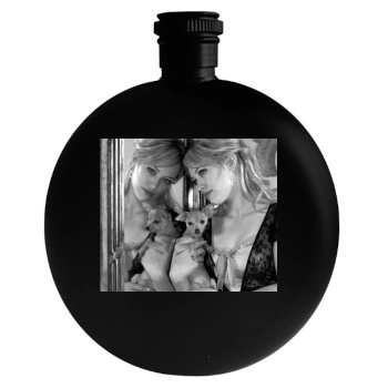 Hilary Duff Round Flask