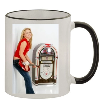 Hilary Duff 11oz Colored Rim & Handle Mug