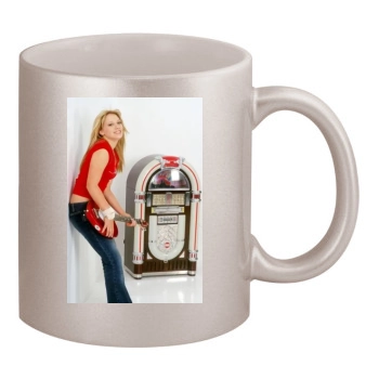 Hilary Duff 11oz Metallic Silver Mug