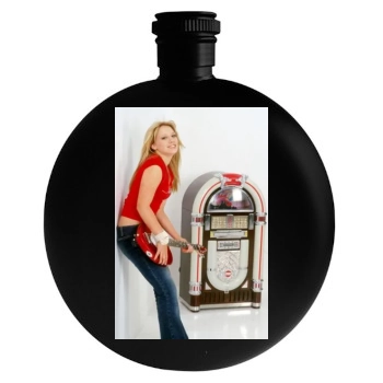 Hilary Duff Round Flask