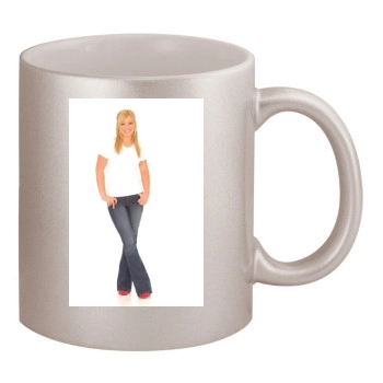 Hilary Duff 11oz Metallic Silver Mug