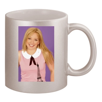 Hilary Duff 11oz Metallic Silver Mug