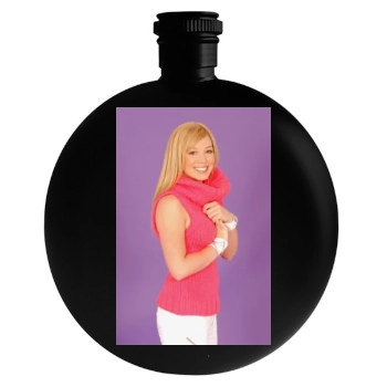 Hilary Duff Round Flask