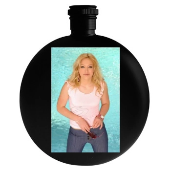 Hilary Duff Round Flask