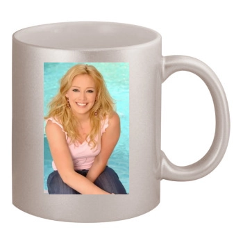 Hilary Duff 11oz Metallic Silver Mug