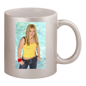 Hilary Duff 11oz Metallic Silver Mug