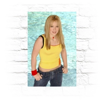 Hilary Duff Metal Wall Art