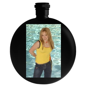 Hilary Duff Round Flask