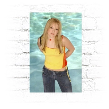 Hilary Duff Metal Wall Art