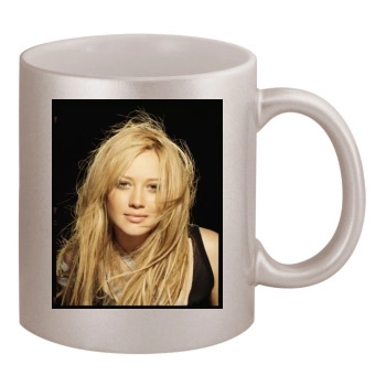 Hilary Duff 11oz Metallic Silver Mug