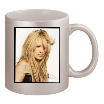 Hilary Duff 11oz Metallic Silver Mug