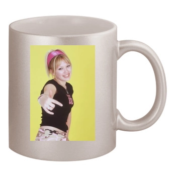 Hilary Duff 11oz Metallic Silver Mug