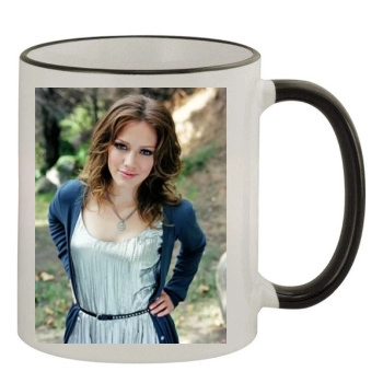 Hilary Duff 11oz Colored Rim & Handle Mug