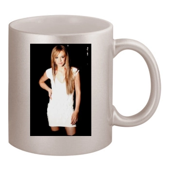 Hilary Duff 11oz Metallic Silver Mug