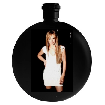 Hilary Duff Round Flask