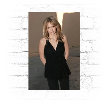 Hilary Duff Metal Wall Art