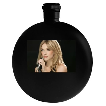 Hilary Duff Round Flask