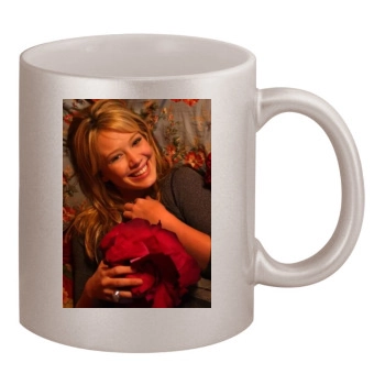 Hilary Duff 11oz Metallic Silver Mug