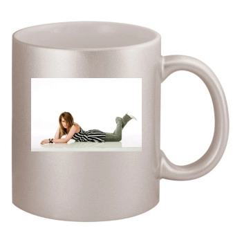 Hilary Duff 11oz Metallic Silver Mug