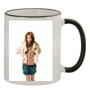 Hilary Duff 11oz Colored Rim & Handle Mug