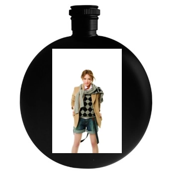 Hilary Duff Round Flask