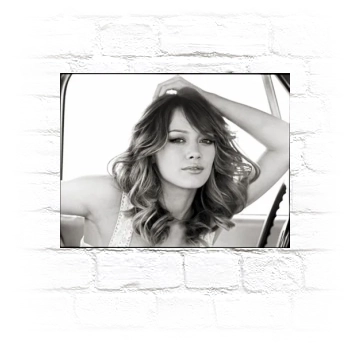 Hilary Duff Metal Wall Art