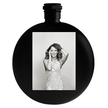 Hilary Duff Round Flask