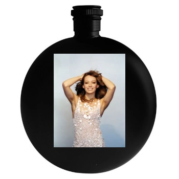 Hilary Duff Round Flask