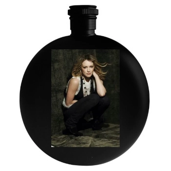 Hilary Duff Round Flask