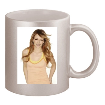 Hilary Duff 11oz Metallic Silver Mug