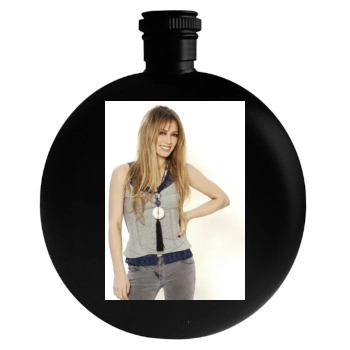 Hilary Duff Round Flask