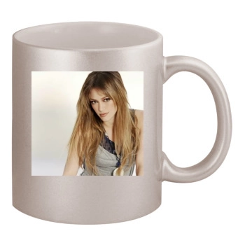 Hilary Duff 11oz Metallic Silver Mug