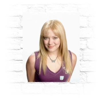 Hilary Duff Metal Wall Art