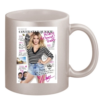 Hilary Duff 11oz Metallic Silver Mug