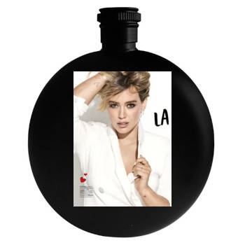 Hilary Duff Round Flask