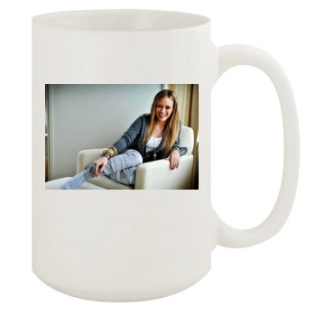 Hilary Duff 15oz White Mug