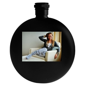 Hilary Duff Round Flask