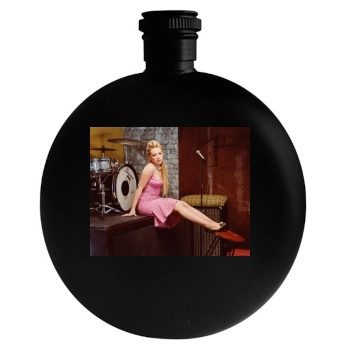 Hilary Duff Round Flask