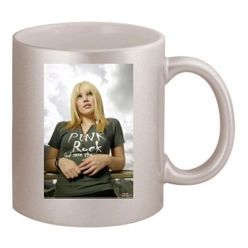 Hilary Duff 11oz Metallic Silver Mug