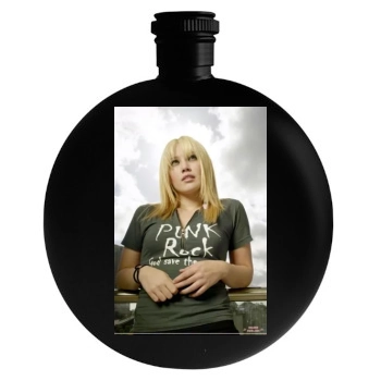 Hilary Duff Round Flask