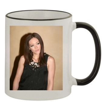 Hilary Duff 11oz Colored Rim & Handle Mug