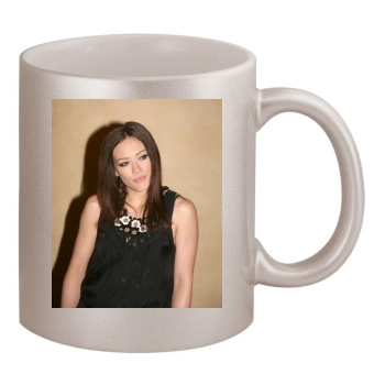 Hilary Duff 11oz Metallic Silver Mug