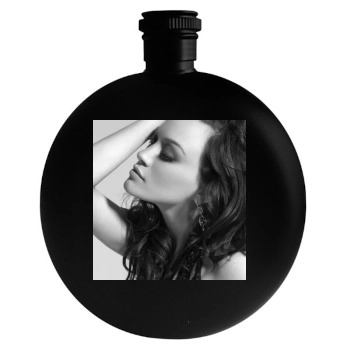 Hilary Duff Round Flask