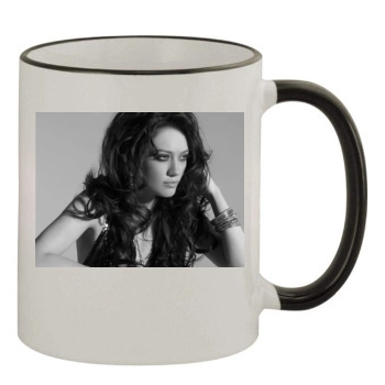 Hilary Duff 11oz Colored Rim & Handle Mug