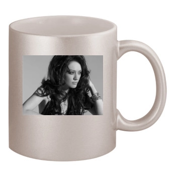 Hilary Duff 11oz Metallic Silver Mug