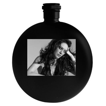 Hilary Duff Round Flask