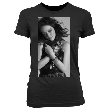 Hilary Duff Women's Junior Cut Crewneck T-Shirt