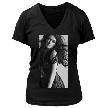 Hilary Duff Women's Deep V-Neck TShirt