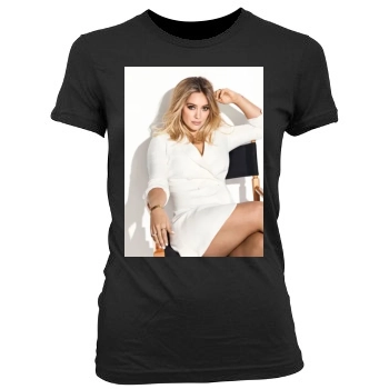 Hilary Duff Women's Junior Cut Crewneck T-Shirt