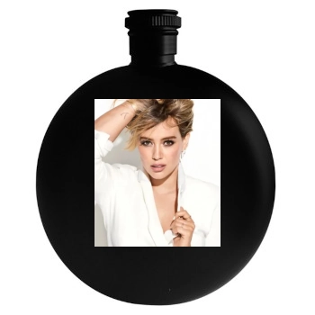 Hilary Duff Round Flask